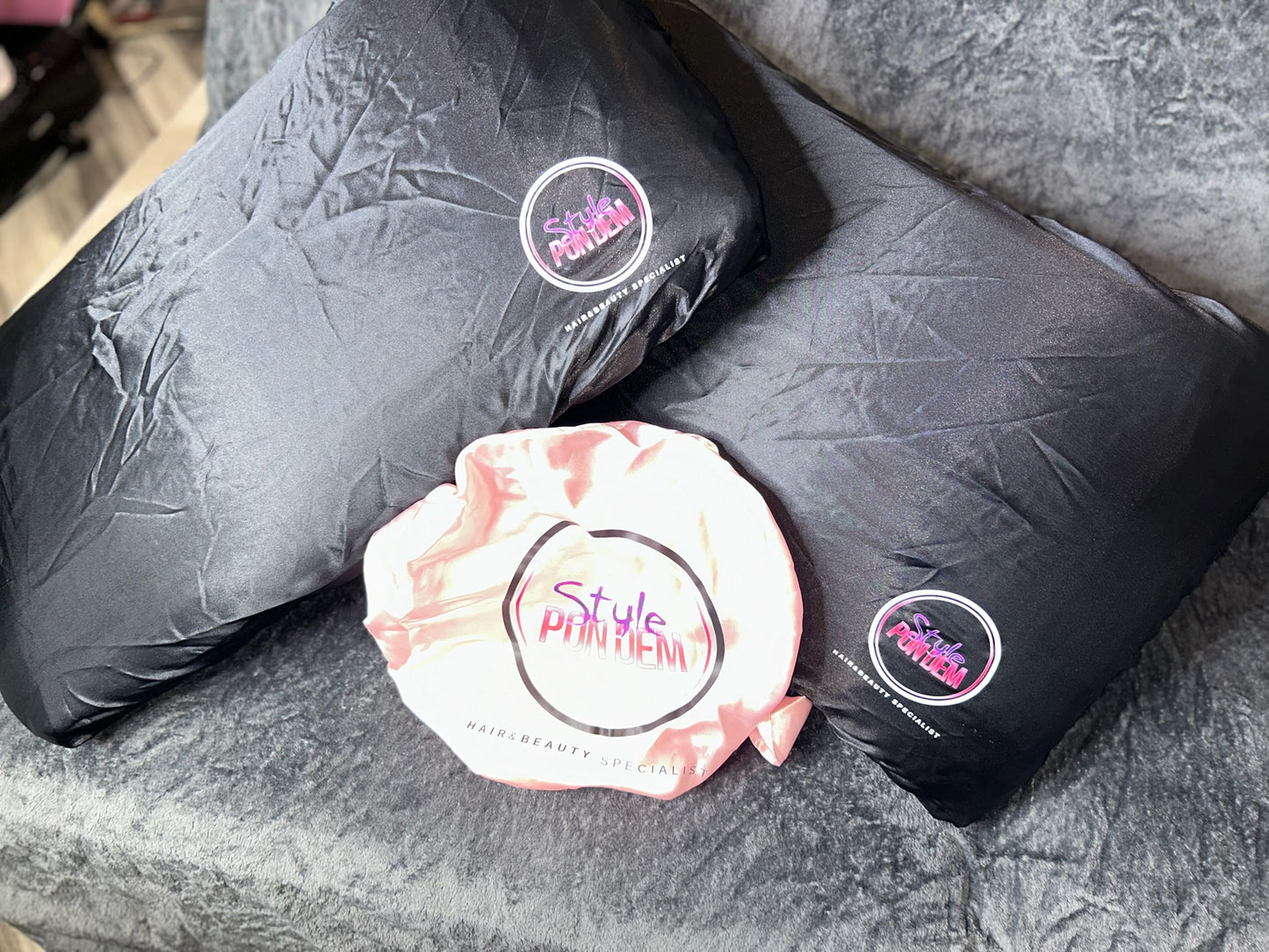 Silk Pillow set + Bonnet