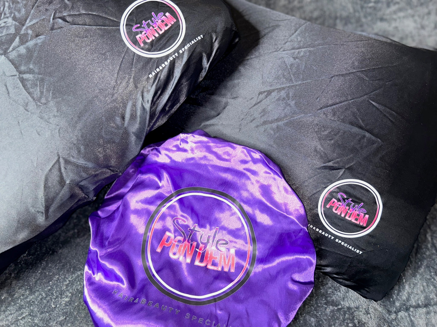 Silk Pillow set + Bonnet