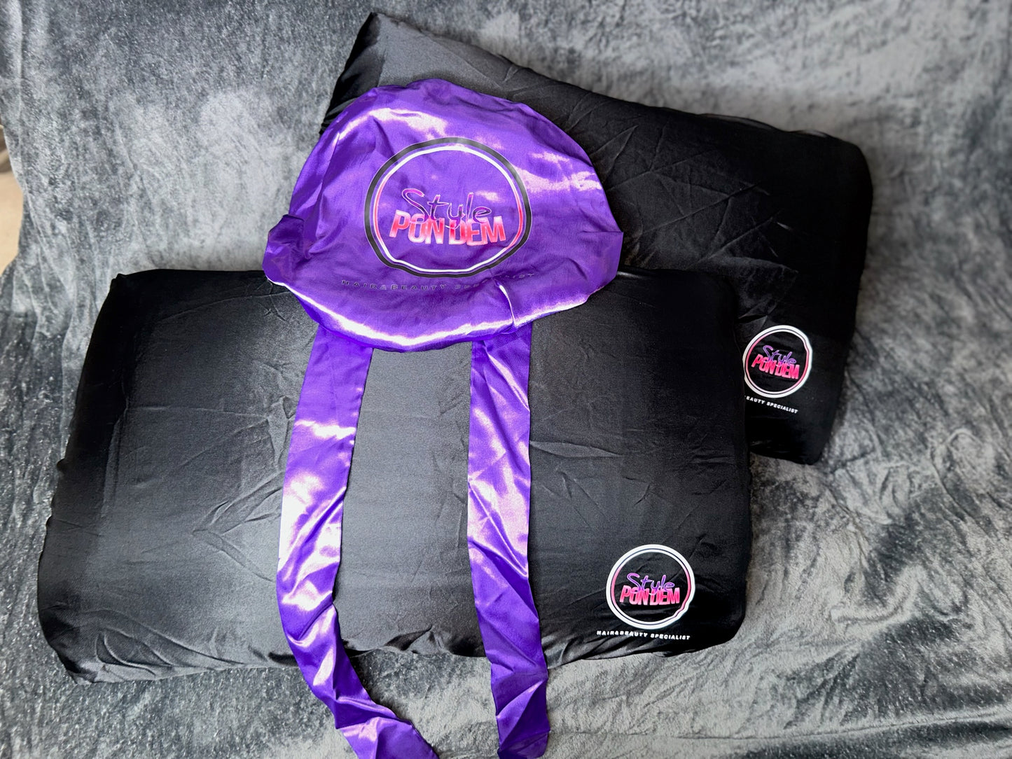 Silk Pillow set + Bonnet