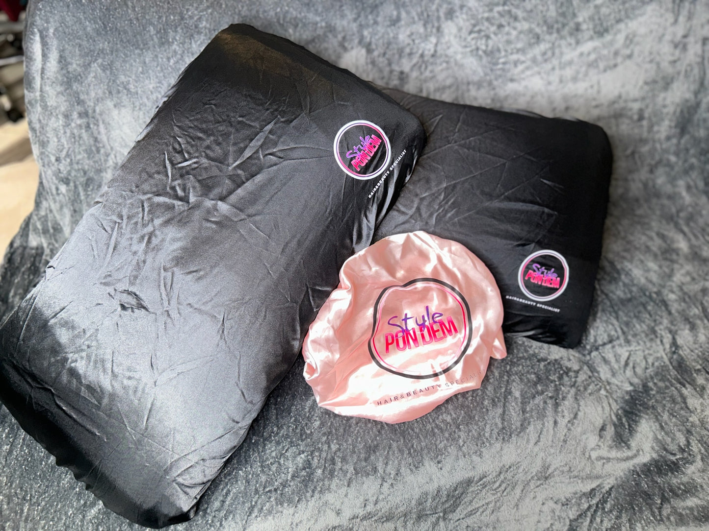 Silk Pillow set + Bonnet
