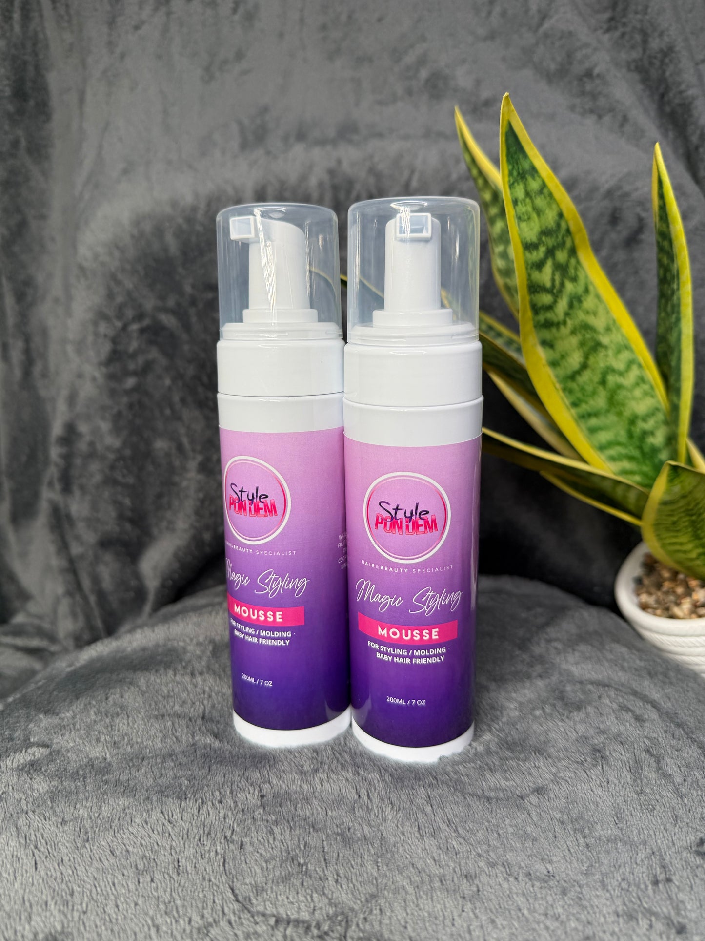 ‘Magic Styling’ Hair Mousse-(Set of 2) 200ml x2